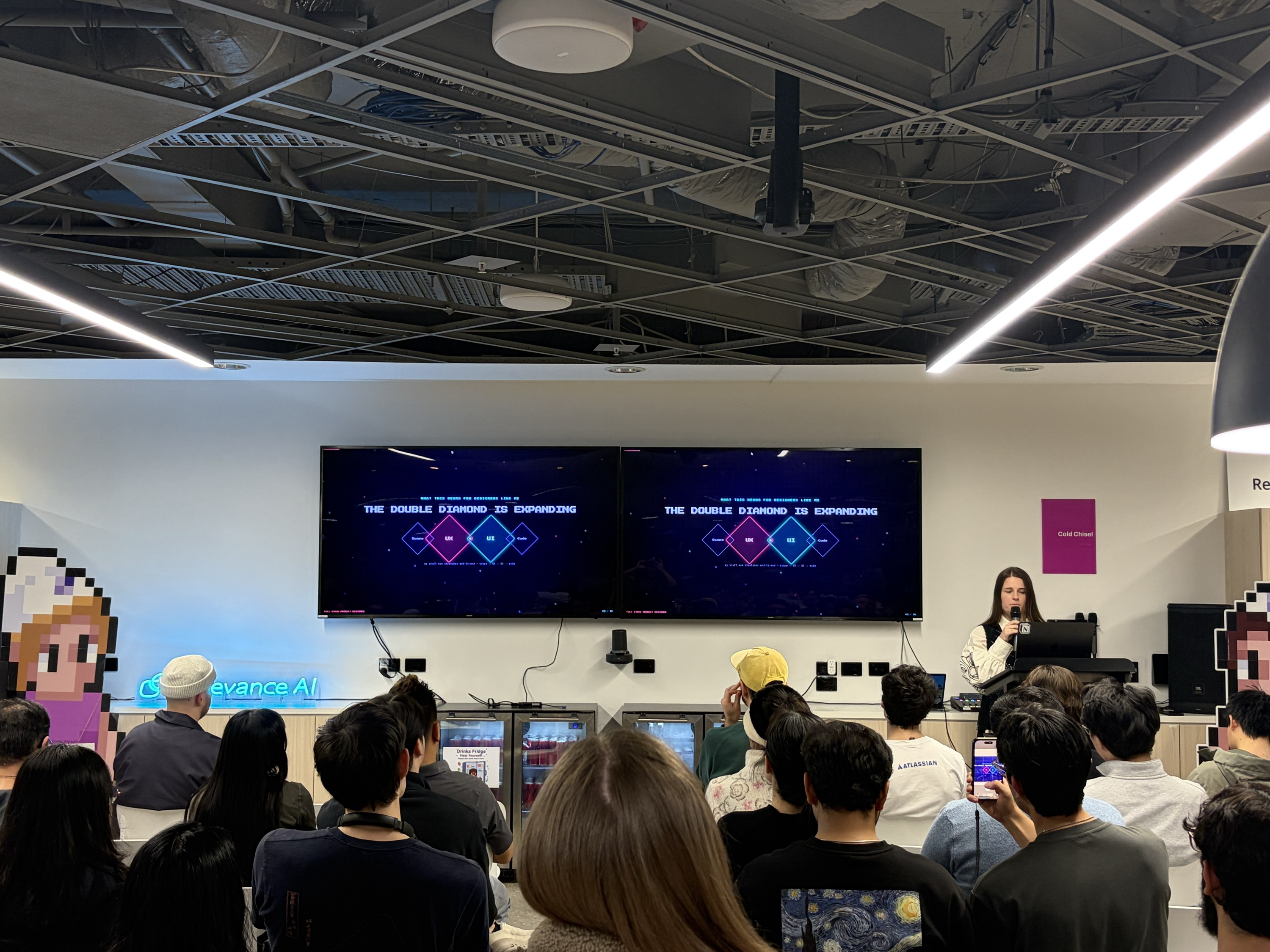 Freya speaking at Relevance AI
